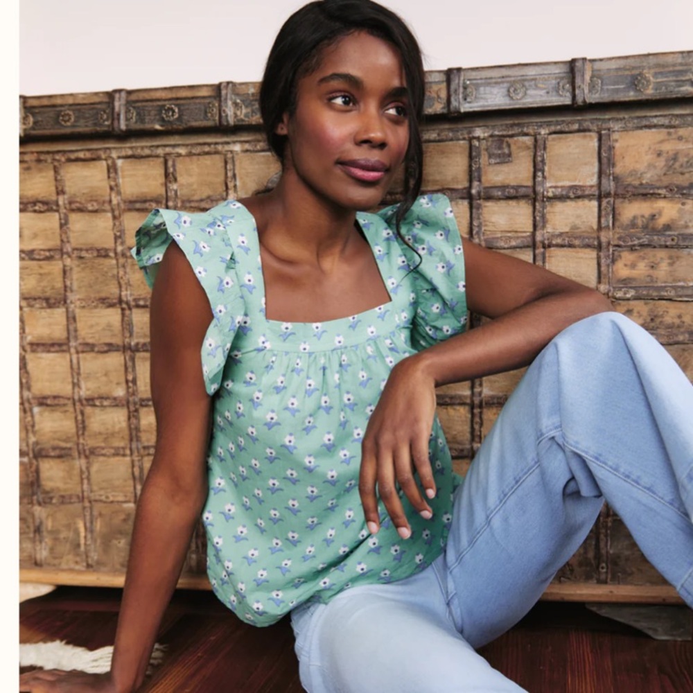 Ophelia and indigo honor top, xs